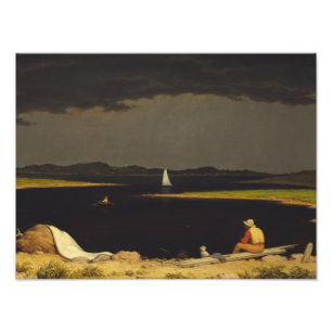 Martin Johnson Heade - Gewitter nähern Fotodruck