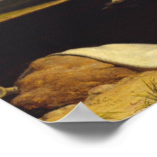 Martin Johnson Heade - Gewitter nähern Poster (Ecke)