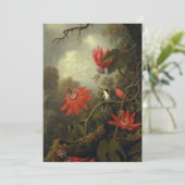 Martin Johnson Heade - Hummingbird Feiertagskarte (Stehend Vorderseite)