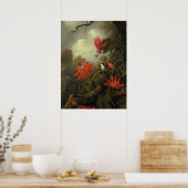 Martin Johnson Heade - Hummingbird Poster (Küche)