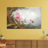 MARTIN JOHNSON HEADE - Hummingvögel und Orchideen Leinwanddruck (Insitu (Wohnzimmer))
