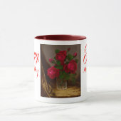 Martin Johnson Heade Jacqueminot Rose Tasse (Zentrum)