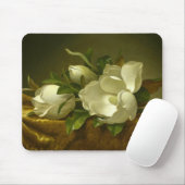 Martin Johnson Heade - Magnolias auf Gold Velvet Mousepad (Mit Mouse)