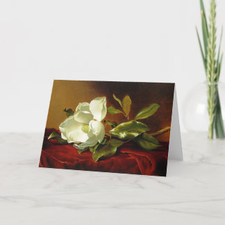 Martin Johnson Heade - Magnolie auf rotem Samt Karte