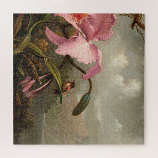 Martin Johnson Heade - Orchid und Hummingbird Puzzle (Horizontal)