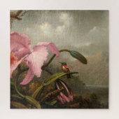 Martin Johnson Heade - Orchid und Hummingbird Puzzle (Vertikal)