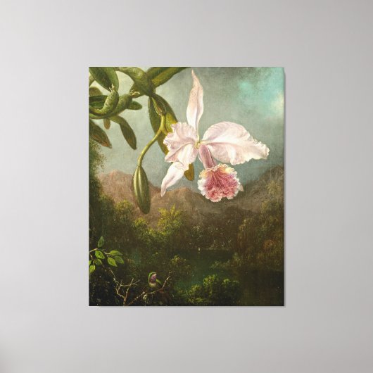MARTIN JOHNSON HEADE - Orchideen - 1873 - Leinwanddruck (Vorderseite)