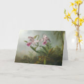 Martin Johnson Heade - Orchideen und Kolibris Karte (Gelbe Blume)