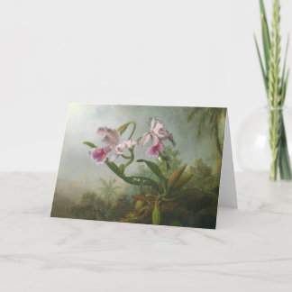 Martin Johnson Heade - Orchideen und Kolibris Karte