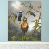 MARTIN JOHNSON HEADE - Plovercrest mit schwarzer B Leinwanddruck (Insitu (Holzboden))