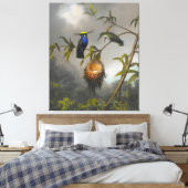 MARTIN JOHNSON HEADE - Plovercrest mit schwarzer B Leinwanddruck (Insitu (Schlafzimmer))