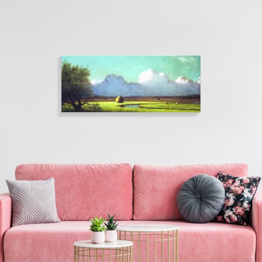 Martin Johnson Heade Sunlight Shadow Newbury Marsh Leinwanddruck (Insitu (Wohnzimmer))