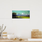 Martin Johnson Heade Sunlight Shadow Newbury Marsh Poster (Küche)