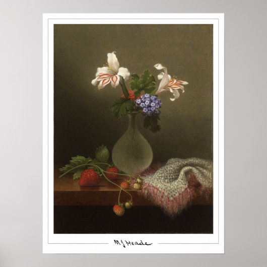 Martin Johnson Heade Zedign Art Poster #1 (Vorne)