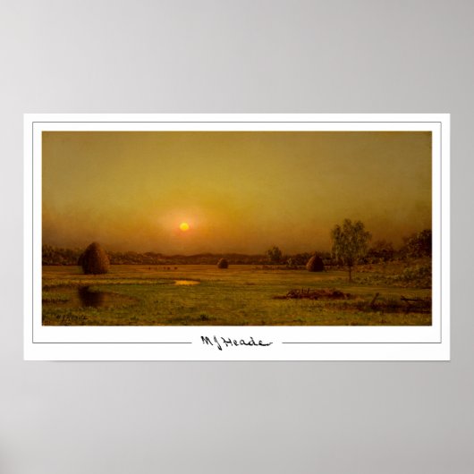 Martin Johnson Heade Zedign Art Poster #114 (Vorne)