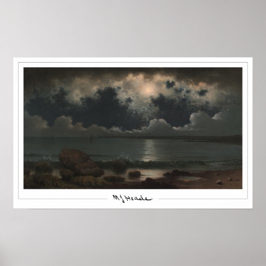 Martin Johnson Heade Zedign Art Poster #129 (Vorne)