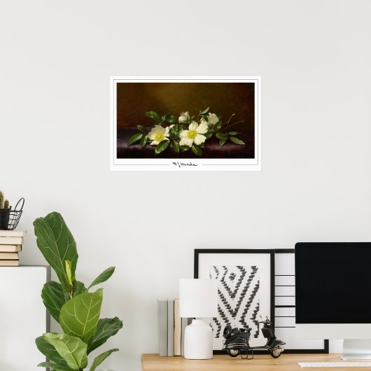 Martin Johnson Heade Zedign Art Poster #52 (Heimbüro)