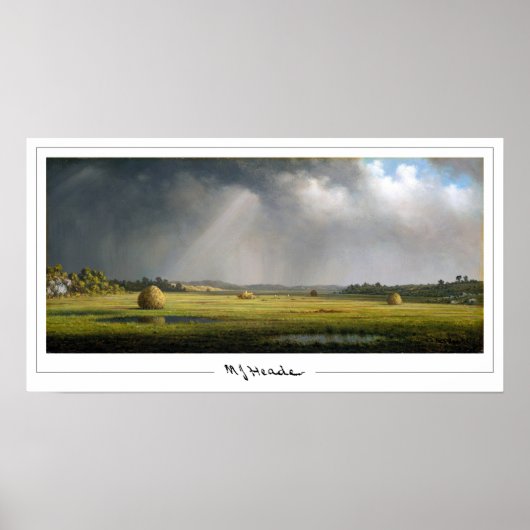 Martin Johnson Heade Zedign Art Poster #94 (Vorne)
