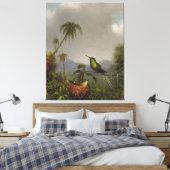 MARTIN JOHNSON HEADE - ZWEI DORN-SCHWÄNZE - 1864-6 LEINWANDDRUCK (Insitu (Schlafzimmer))