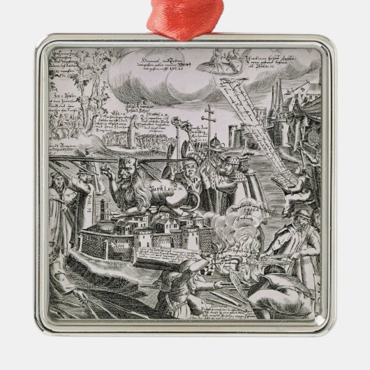 Martin Luther 2 Ornament Aus Metall (Vorne)