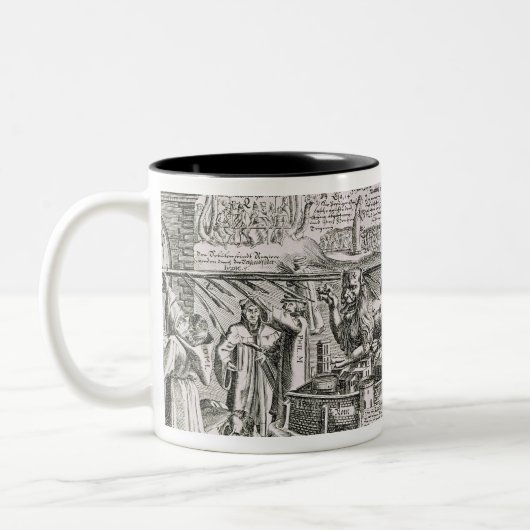 Martin Luther 2 Zweifarbige Tasse (Links)