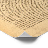 Martin Luther 95 Thes (Eng) Wittenberg Church Poster (Ecke)