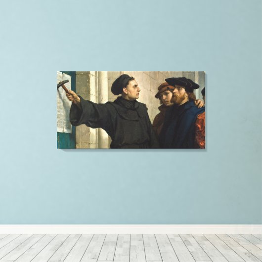Martin Luther 95 Thesis Leinwanddruck (Insitu (Holzboden))