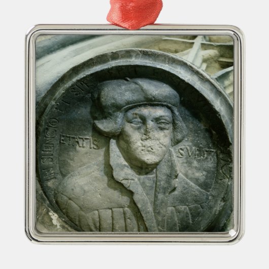 Martin Luther alterte 57 mit der des Luthers Rose Silbernes Ornament (Vorne)