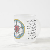 Martin Luther Bier Zitat Mattglastasse (VorderseiteRechts)