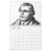 Martin Luther Calendar: Portraits, Leben, Denkmäle Kalender (Jan 2026)
