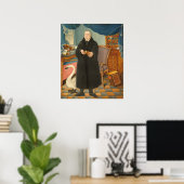 Martin Luther - F. Kemmelmeyer Fine Art Poster (Heimbüro)