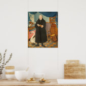 Martin Luther - F. Kemmelmeyer Fine Art Poster (Küche)