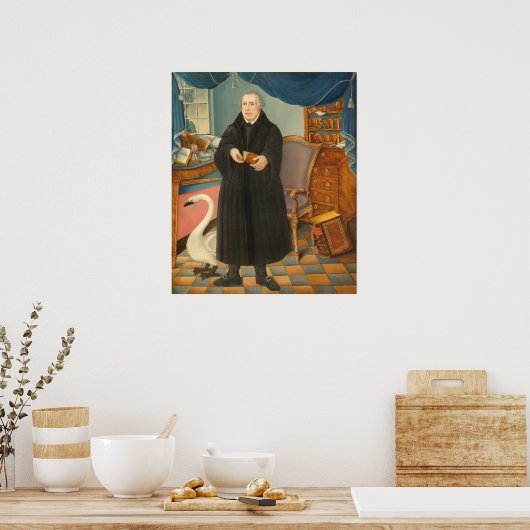 Martin Luther - F. Kemmelmeyer Fine Art Poster (Küche)