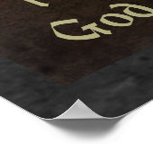 Martin Luther, hier stehe ich für religiöse Auszei Poster (Ecke)