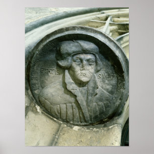 Martin Luther ist 57 Jahre alt mit der Luther-Rose Poster