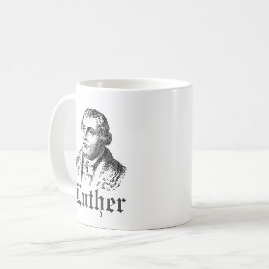 Martin Luther Kaffeetasse (Vorderseite Links)