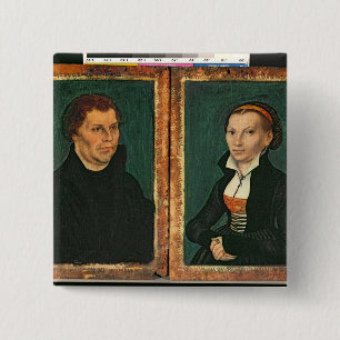 Martin Luther, Katharina von Bora, c.1526 Button