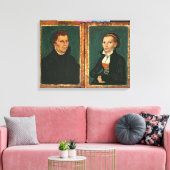 Martin Luther, Katharina von Bora, c.1526 Leinwanddruck (Insitu (Wohnzimmer))