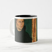 Martin Luther, Katharina von Bora, c.1526 Zweifarbige Tasse (Vorderseite Links)