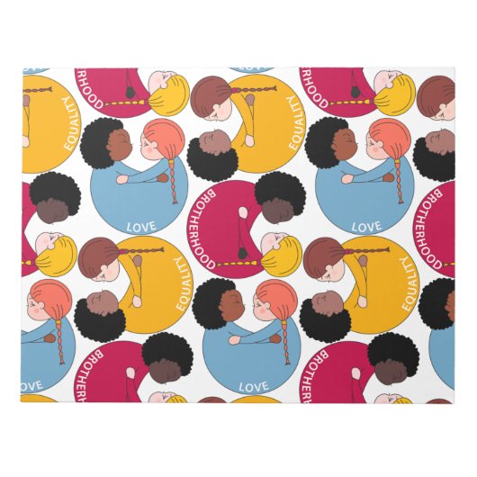 Martin Luther King Day, Brüderlichkeit und Gleichh Notizblock (Vorderseite)