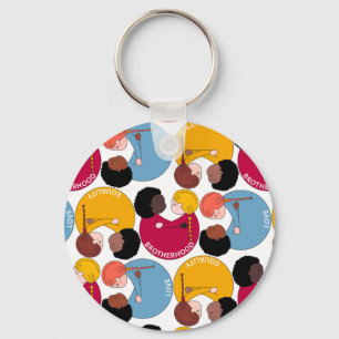 Martin Luther King Day, Brüderlichkeit und Gleichh Schlüsselanhänger