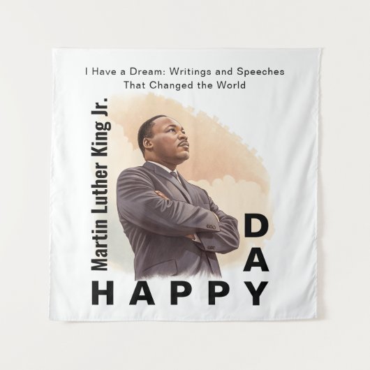 Martin Luther King Day Equality Legacy Wandteppich (Vorderseite)