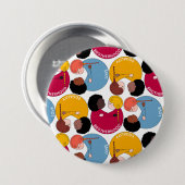 Martin Luther King Day, Gleichheit und Brüderlichk Button (Vorne & Hinten)