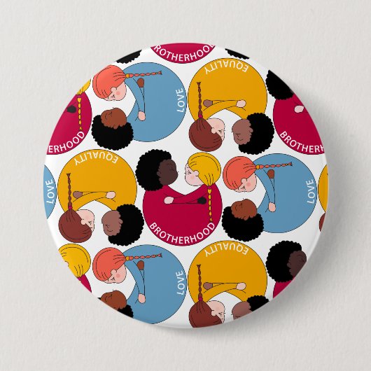 Martin Luther King Day, Gleichheit und Brüderlichk Button (Vorderseite)