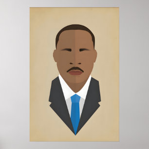 Martin Luther King Jr., Black History Makers Ikone Poster
