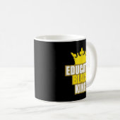 Martin Luther King Jr. Day Educated Black King Shi Kaffeetasse (VorderseiteRechts)