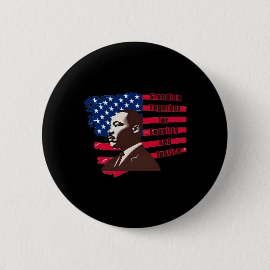 Martin Luther King Jr. Day Mlk Sticker Button (Vorderseite)