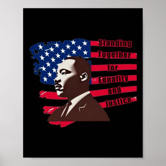 Martin Luther King Jr. Day Mlk Sticker Poster (Vorne)