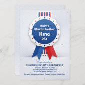 Martin Luther King Ribbon Einladung (Vorne/Hinten)