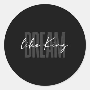 Martin Luther King Tag Black History Month I Have Runder Aufkleber